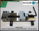 Morsa nuova di precisione in acciaio Mod.M011-150-300 usato PUNTATRICI immagine Puntatrici usati in vendita