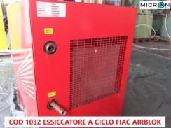 COMPRESSORE USATO ESSICATORE A CICLO FRIGORIFERO FIAC AIRBLOCK MOD DF30 usato COMPRESSORE USATO ABAC mod. FORMULA 7,25 foto 10