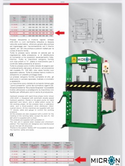 PRESSA NUOVO IDRAULICA 100 MR PRESSA 100 TON usato Elettroerosione DART IA600 CNC immagine Elettroerosioni usati in vendita