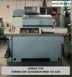 TORNIO CNC SCHAUBLIN MOD 125-CCN con CNC FANUC usato TORNIO PARALLELO ANTONIO ANSELMI MOD mon foto 10