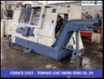 TORNIO CNC MORI SEIKI DL 20 CNC FANUC MF-D4 usato Tornio Doosan Daewoo Lynx 220 LM FANUC foto 10